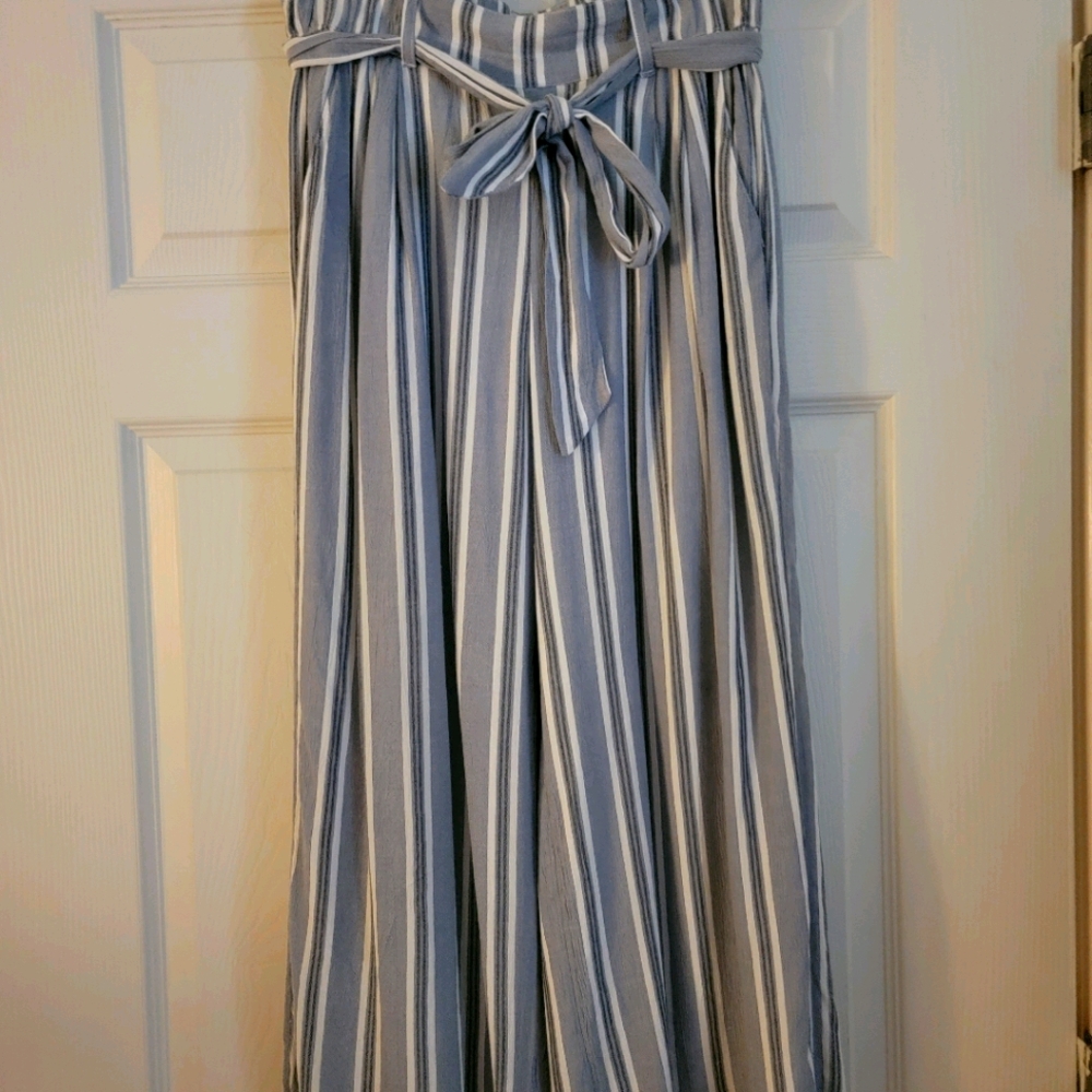 Hollister High Rise Striped Pants